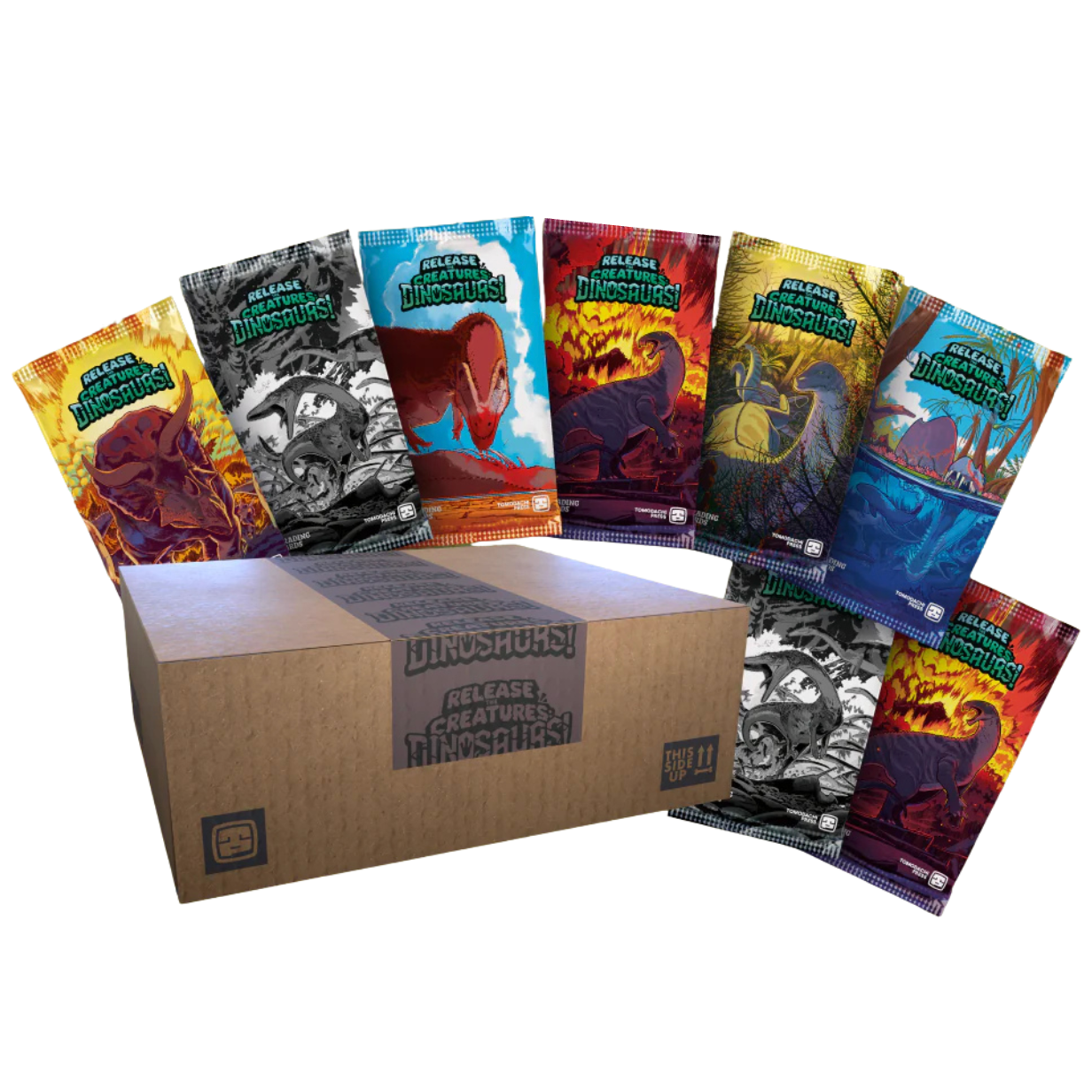 Box Release the Creatures: Dinosaurs! con Promo Pack